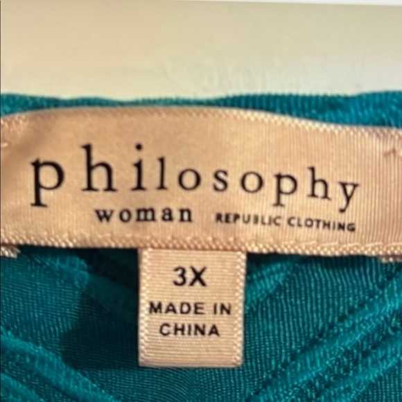 BELK Philosophy Republic Clothing Tunic Top 3X - Picture 3 of 4